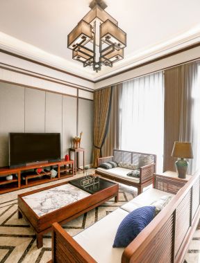 新中式家具元素 家居装修设计图片