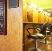 小型美发店室内装修装饰设计效果图片