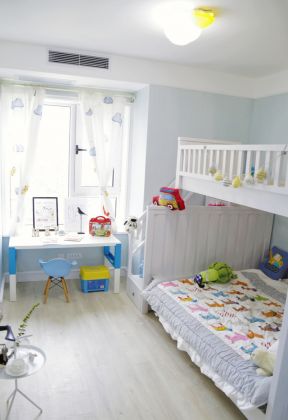 30平米儿童房 儿童房高低床装修效果图