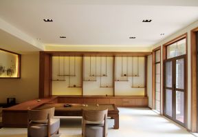 日式田园风格 茶室设计图