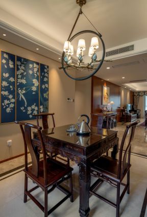 小型中餐廳設(shè)計(jì) 背景墻裝飾裝修效果圖片