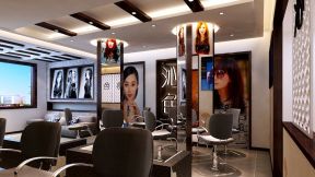 美發(fā)店裝修圖 美發(fā)店室內(nèi)裝修效果圖片