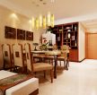 5万东南亚风格家庭餐厅酒柜装修图