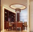 室内设计中式风格简约餐厅装修效果图
