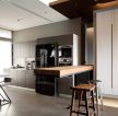 室内设计中式风格厨房吧台装修效果图