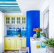 2023地中海风格家庭小面积厨房设计效果图片
