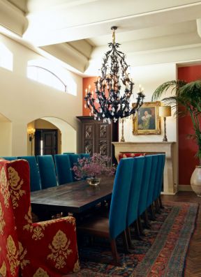 地中海风格家庭 餐厅吊灯图片
