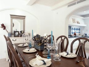 地中海风格家庭 室内餐厅装修效果图大全