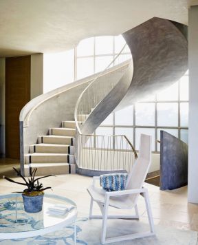 地中海风格家庭 室内楼梯图片
