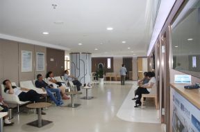 眼科医院装修效果图 医院走廊装修效果图