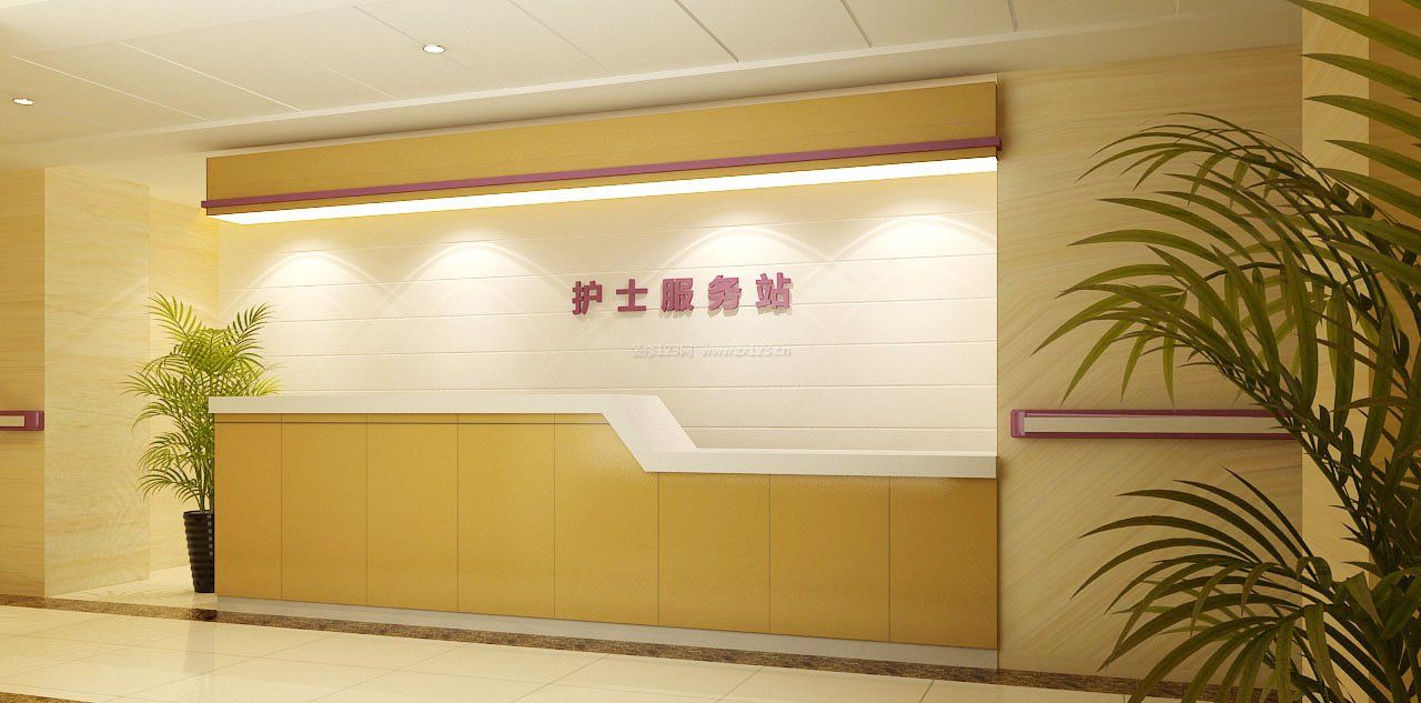 內(nèi)部醫(yī)院護士站效果圖