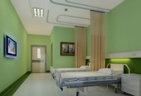 医院内部绿色墙面装修效果图片大全