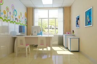现代儿童医院办公室装修效果图集锦