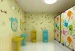 幼儿园卫生间墙纸背景墙设计图