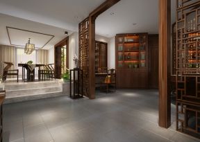 2023中式建筑别墅室内设计元素装修效果图片