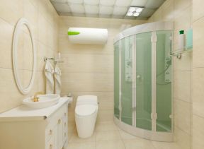 8万三居室130平米室内浴室柜装修效果图片