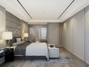 2023现代欧式风格卧室家具摆设图