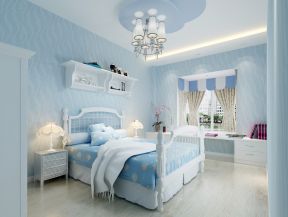 2023简欧别墅风格布置小可爱卧室装修效果图片