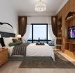 2023现代中式风格卧室家居床装修效果图片