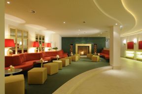宾馆大厅装修效果图 室内设计现代简约风格