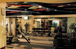 健身房装修效果图 健身房设计