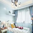 2023地中海小卧室样板房单人床装修效果图片