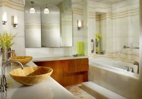 宾馆卫浴装修效果图 现代简约风格图