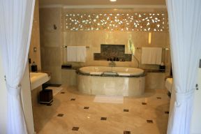 宾馆卫浴装修效果图 现代简约欧式风格