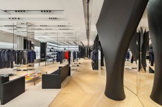 大型商场韩国服装店装修效果图片 