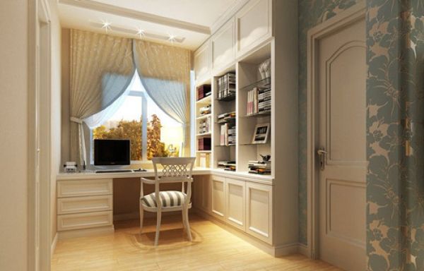 欧式别墅装修书房的面积一般多大比较合适?