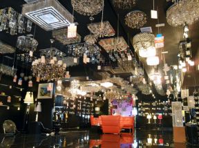 燈具店面裝修效果圖 室內(nèi)裝飾設(shè)計(jì)效果圖
