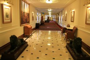 宾馆走廊效果图 欧式简约风格