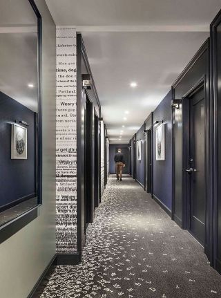 宾馆设计走廊装修效果图