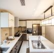 新中式别墅设计厨房吊灯装修效果图片