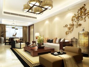 現(xiàn)代中式室內(nèi) 背景墻裝飾裝修效果圖片