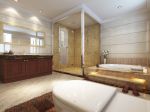 美式别墅台阶浴缸装修效果图片