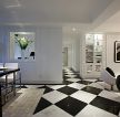 120平米房屋现代时尚风格设计图黑白为主