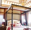 中式风格宜家家居卧室样板间装修设计效果图