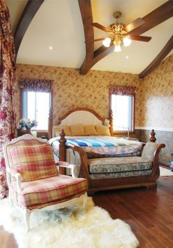 2017美式田园家居女生小卧室装修图片_装修1