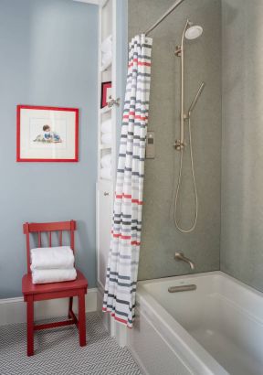 家庭小型卫生间浴帘设计图