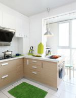 2023现代小户型整体厨房颜色装修效果图片
