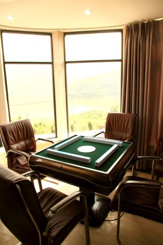 简易茶楼棋牌包间装修效果图大全