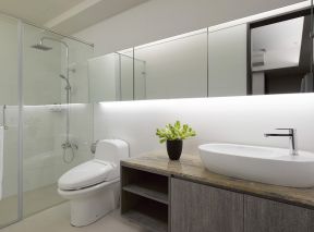 现代简约小户型设计 浴室柜装修效果图片
