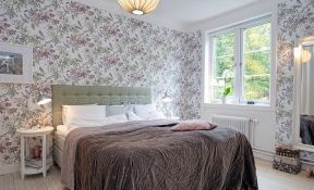 美式风格女生卧室简装室内窗户设计效果图