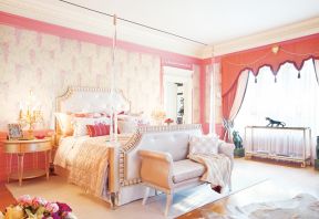 欧式别墅温馨女生卧室设计图片大全