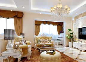 室内欧式风格 客厅组合沙发
