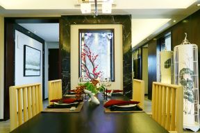 隔斷裝修效果圖中式 室內(nèi)餐廳裝修效果圖大全