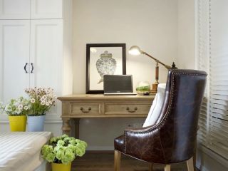 美式现代风格卧室沙发椅子装修效果图片