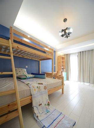 大户型儿童房高低床装修效果图片