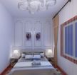 现代卧室床头背景墙装修效果图片2023